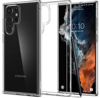 Spigen Ultra Hybrid Case (for Samsung Galaxy S22 Ultra) Crystal Clear