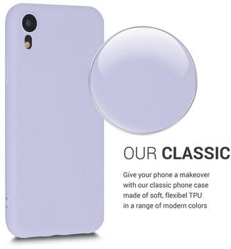 kwmobile Apple iPhone XR - Handyhülle - Handy Case in Lavendel