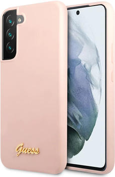 Guess Silicone Script Galaxy S22 Plus 5G rosa