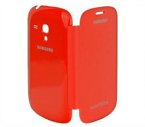 Samsung Flip-Cover orange (Galaxy S3 mini)