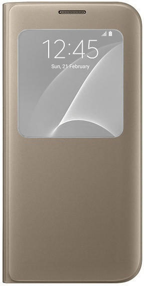 Samsung S View Cover (Galaxy S7 Edge) gold
