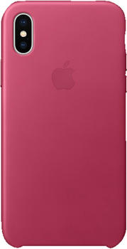 Apple Leder Case (iPhone X) fuchsienpink