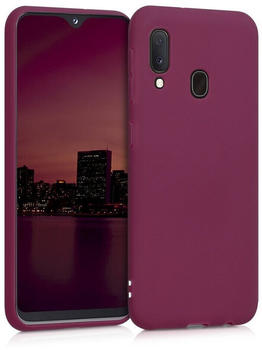 kwmobile für Samsung Galaxy A20e - Handyhülle - Handy Case in Bordeaux Violett