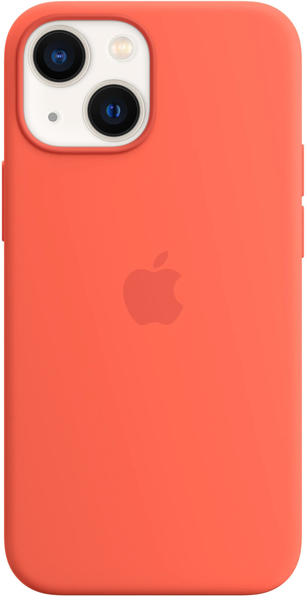 Apple Silikon Case mit MagSafe (iPhone 13 mini) Nektarine