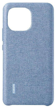 Xiaomi Mi 11 Cloth Pattern Vegan Leather Case blau