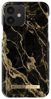iDeal of Sweden Fashion Case (iPhone 12/12 Pro) Golden Smoke Marble