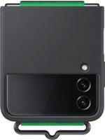 Samsung Samsung Silicone Cover Ef-gf721 Mit Strap Galaxy Z Flip4 Schwarz