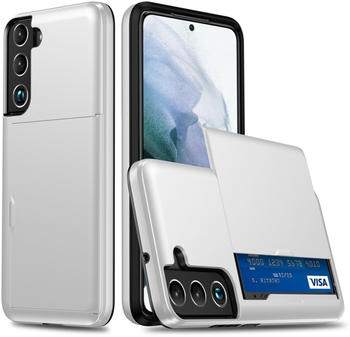 König Design Handyhülle für Samsung Galaxy S22 Plus 5G Schutzcase Backcover Bumper Etuis ... Weiß