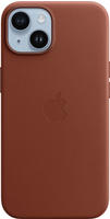 Apple Leather Case MagSafe Case Apple iPhone 14 Braun Induktives Laden, Sto&szlig;fest
