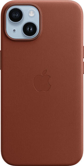 Apple Leder Case mit MagSafe (iPhone 14) Umbra