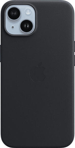 Apple Leder Case mit MagSafe (iPhone 14) Mitternacht