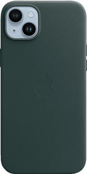 Apple Leder Case mit MagSafe (iPhone 14 Plus) Waldgrün