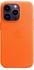 Apple Leder Case mit MagSafe (iPhone 14 Pro) Orange