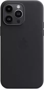 Apple Leder Case mit MagSafe (iPhone 14 Pro Max) Mitternacht
