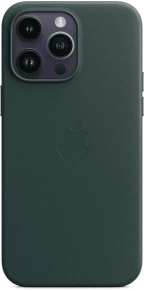 Apple Leder Case mit MagSafe (iPhone 14 Pro Max) Waldgrün