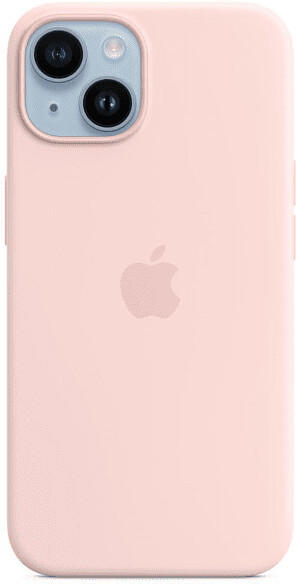 Apple Silikon Case mit MagSafe (iPhone 14) Kalkrosa
