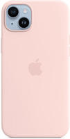 Apple Silicon Case MagSafe Case Apple iPhone 14 Plus Pink Induktives Laden, Sto&szlig;fest
