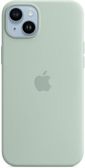 Apple Silikon Case mit MagSafe (iPhone 14 Plus) Agavengrün