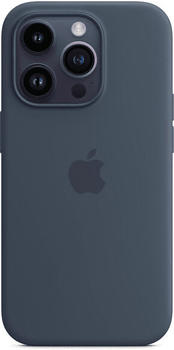 Apple Silikon Case mit MagSafe (iPhone 14 Pro) Sturmblau