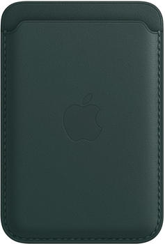 Apple iPhone Leder Wallet mit MagSafe Waldgrün