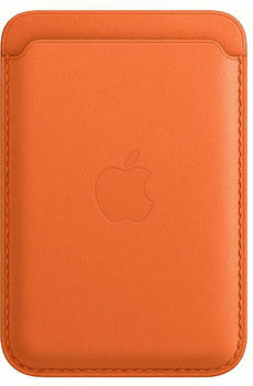 Apple iPhone Leder Wallet mit MagSafe Orange