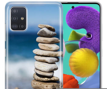 König Design Schutzhülle für Samsung Galaxy S21 Ultra Motiv Handy Hülle Silikon Case Cover... Samsung Galaxy S21 Ultra, Steine