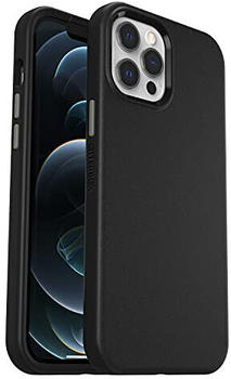 OtterBox Handyhülle für Apple iPhone 12 Pro Max, Slim Handyhülle mit MagSafe, Black Licorice - Schwarz/Grau, 77-80130