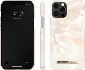 iDeal of Sweden Fashion Case (iPhone 12/12 Pro) Golden Pearl Marble