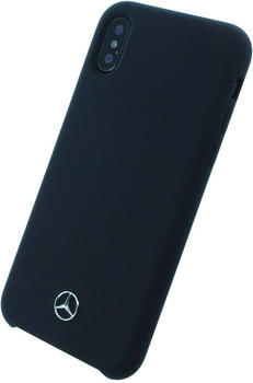 Mercedes-Benz Silicone Cover (iPhone X/Xs) schwarz