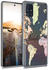 kwmobile Hülle kompatibel mit Samsung Galaxy A51 Travel Schriftzug Schwarz Mehrfarbig Transparent
