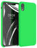 kwmobile Apple iPhone XR - Handyhülle gummiert - Handy Case in Neon Grün