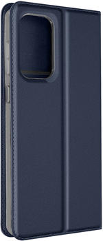 Dux Ducis Etui mit Kartenfach & Standfunktion für Samsung Galaxy A73 5G - Dunkelblau