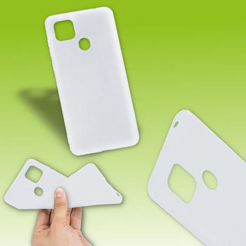 Wigento Für ZTE Blade 10 Smart / Blade 20 Silikoncase TPU Schutz Transparent Handy Etui Neu