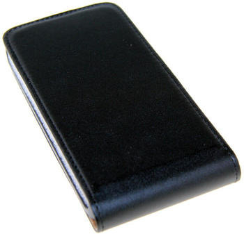 Patona Flip Case für Samsung Galaxy G800 S5 mini schwarz ultra slim