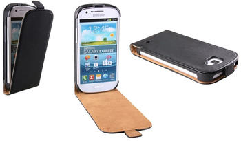 Patona Flip Case für Samsung Galaxy I8730 Express schwarz ultra slim