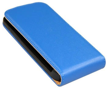 Patona Flip Case für Samsung Galaxy I9190 S4 mini dunkelblau ultra slim