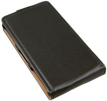 Patona Flip Case für Sony Xperia Z3 Compact schwarz ultra slim