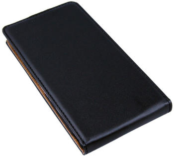 Patona Flip Case für Sony Xperia Z3 schwarz ultra slim