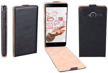 Patona Flip Case für ZTE Blade L3 schwarz ultra slim