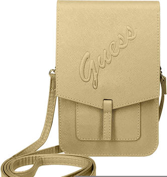 Guess Saffiano Look Gold