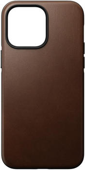 Nomad Modern Leather Case (iPhone 14 Pro Max) Rustic Brown