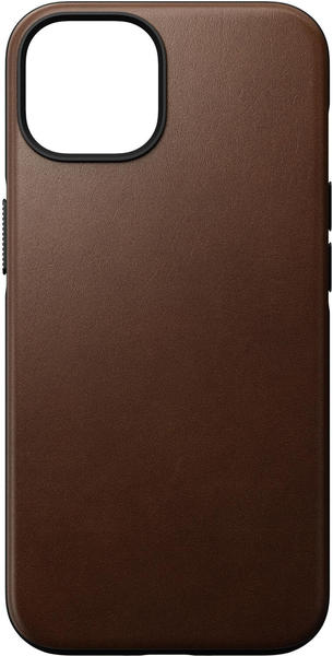 Nomad Modern Leather Case (iPhone 14) Rustic Brown
