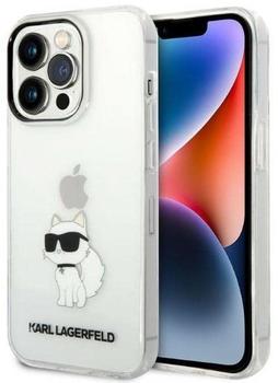 Karl Lagerfeld Karl Lagerfeld IML Choupette NFT Rückwand für iPhone 14 Pro Max Transparent