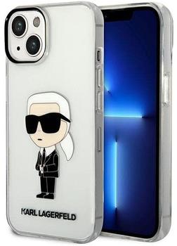 Karl Lagerfeld Karl Lagerfeld IML Ikonik NFT Back Cover für iPhone 14 Plus Transparent