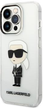 Karl Lagerfeld Karl Lagerfeld IML Ikonik NFT Rückwand für iPhone 14 Pro Max Transparent