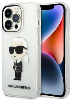 Karl Lagerfeld Karl Lagerfeld IML Ikonik NFT Rückwand für iPhone 14 Pro Transparent