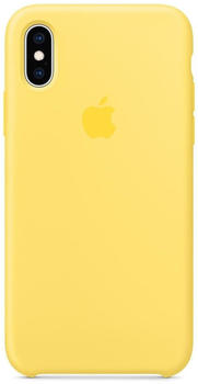Apple Silikon Case (iPhone Xs) Kanariengelb