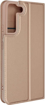 Dux Ducis Etui mit Kartenfach & Standfunktion für Samsung Galaxy S22 Plus - Rosegold
