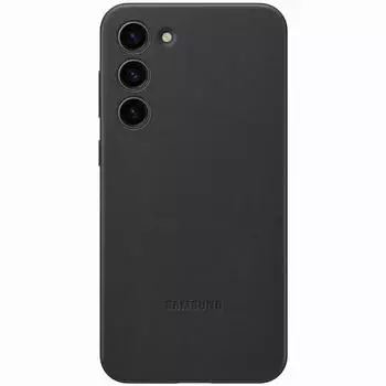 Samsung Leather Backcover (Galaxy S23+) Black
