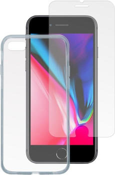 4smarts 360° Starter Set X-Pro (iPhone 7 iPhone 8 iPhone SE (2020) iPhone SE (2022)) Smartphone Hülle Transparent